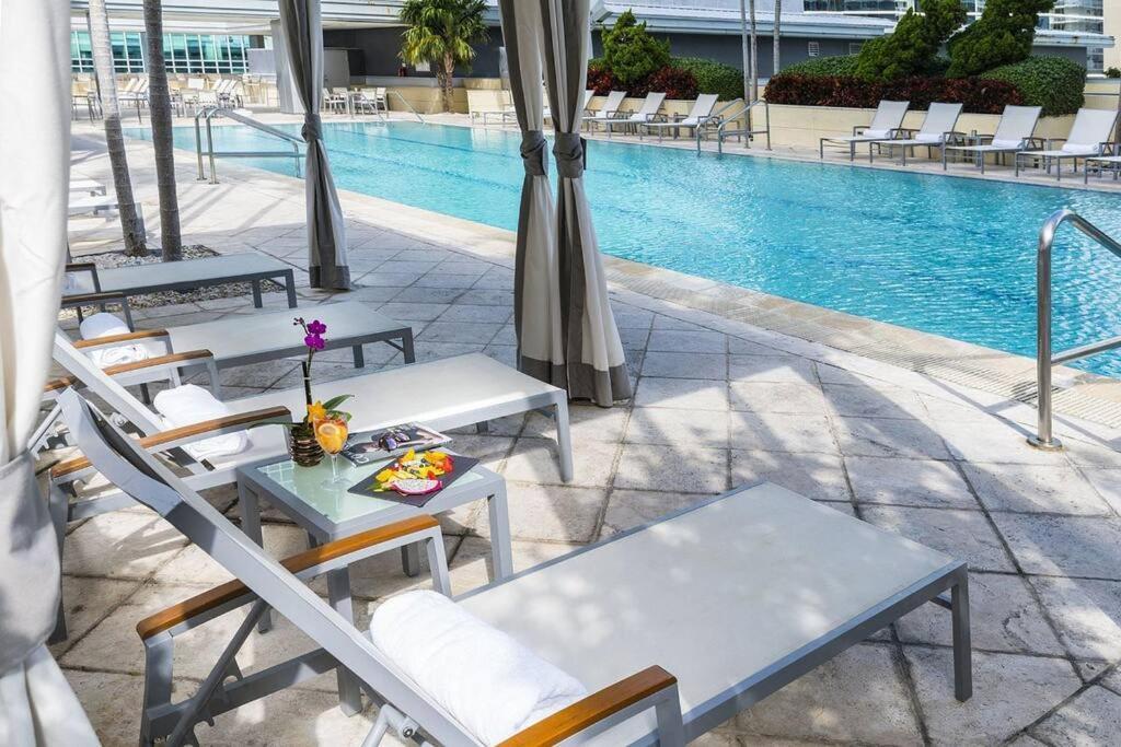 Brickell Apt Free Parking 4 People Pool Ocean View Miami Exterior foto